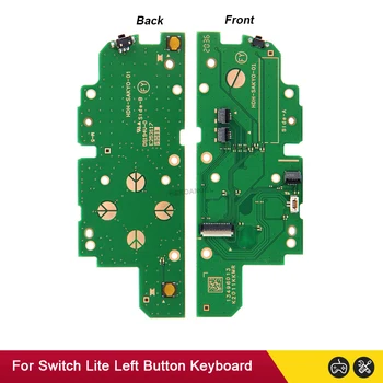 Слева для игровой консоли NS Switch LITE, Клавиатура для кнопочной панели, клавиатура для Switch Lite, Левая Функциональная плата для ремонта гибкого ленточного кабеля