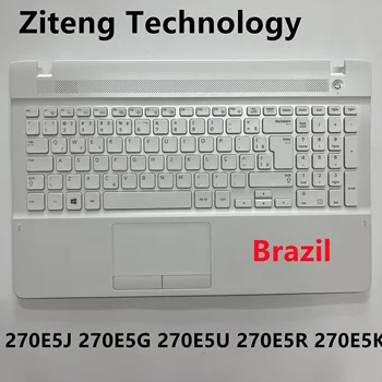 НОВАЯ Бразильская клавиатура для ноутбука с подставкой для рук Samsung 270E5G 270E5E 270E5J 270E5U 270E5R 270E5K Клавиатура ноутбука C крышкой