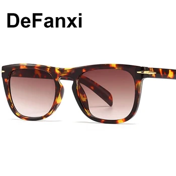 Винтажные трендовые квадратные солнцезащитные очки с градиентом, женская сексуальная Леопардовая оправа для отдыха, Сверхлегкие солнцезащитные очки Advance Guard Clear Len
