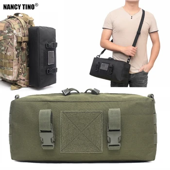 Военно-тактический рюкзак NANCYTINO, армейская система Molle, поясная стропа, сумка на плечо, Походные нейлоновые принадлежности для охоты