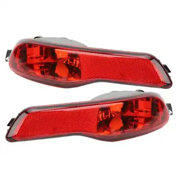 Отражатель заднего бампера противотуманных фар Красная линза ABS для авто