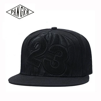 Бренд PANGKB 23 CAP black letter basketball snapback hat для мужчин женщин взрослых на открытом воздухе повседневная регулируемая солнцезащитная бейсболка bone