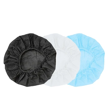 Универсальный чехол из нетканого материала для гарнитуры 7-8,5 см, прочные наушники, одноразовый чехол, подушка для наушников, белый/синий /черный