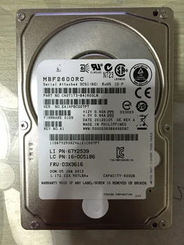 Для жесткого диска Lenovo Toshiba 16005186 600G 10K 2.5 SAS R520 G7