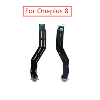 для Oneplus 8 USB порт зарядного устройства разъем док-станции печатная плата лента 1 + 8 Гибкий кабель запасные части для ремонта экрана телефона