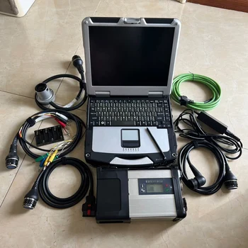 Автоматический Диагностический Инструмент Мультиплексор для B/enz mb sd c5 truck car Scanner wifi mb SD connect5 V2023 Software HDD в ноутбуке cf-31 i5