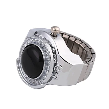 667E 20 мм Драгоценный камень Агат Кольцо на палец Часы Ювелирные Изделия Подарок Современный стиль