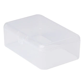 E56C Прямоугольный Пластиковый Прозрачный ящик для хранения, контейнер для сбора, органайзер