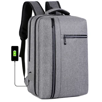 Мужской деловой рюкзак с USB-сумкой для зарядки, водонепроницаемый рюкзак, мужской деловой дорожный рюкзак
