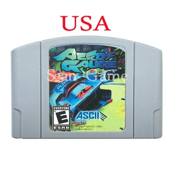 Высококачественная карта Aero Gauge стандарта США NTSC для 64-битной игровой консоли