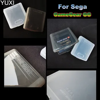 1шт Защитная Крышка Игровой Картридж Коробка Для Хранения Игровых Карт Для Sega GameGear GG Card Pocket Box Протектор Держатель Крышка Shell