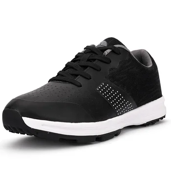 Профессиональная мужская обувь для гольфа, большие удобные женские кроссовки для гольфа, черно-белая спортивная обувь39-48