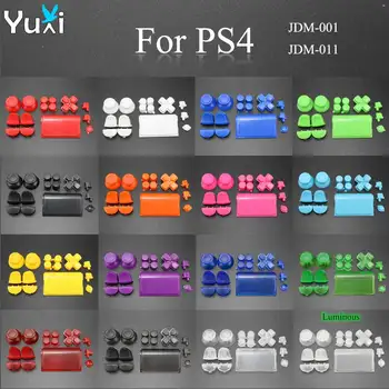 Полный Комплект Запасных Частей YuXi Кнопки, Заглушки D-Pad L1 L2 R1 R2 для Sony Playstation Dualshock 4 PS4 DS4 Геймпад Контроллер