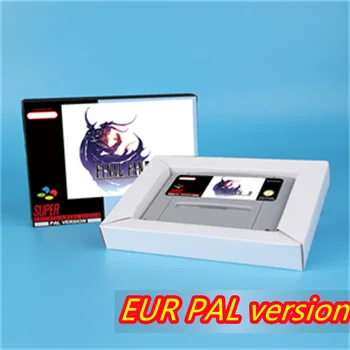 для финальной игры Fantasy IV 4 (экономия заряда батареи) 16-битная игровая карта для игровой консоли SNES версии EUR PAL