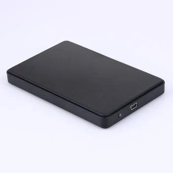 Высококачественный тонкий портативный корпус жесткого диска 2,5 дюйма USB 2.0 Внешний жесткий диск Cas