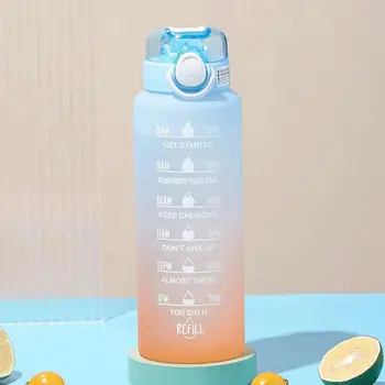Модная школьная офисная бутылка для воды градиентного цвета, устойчивая к падению Спортивная чашка