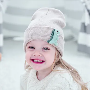 Детская зимняя вязаная шапочка для новорожденных мальчиков, шапочка для маленьких девочек, детские шапочки