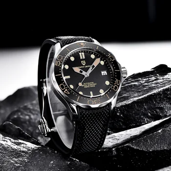 Мужские механические наручные часы Pagani Design 007, автоматические часы для мужчин, сапфировое зеркало с куполом, водонепроницаемое для дайвинга NH35