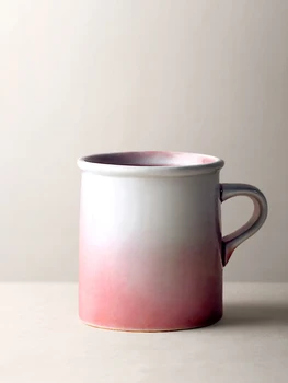Японские кружки кофейная чашка ручной работы ретро-кружка креативная чашка для воды простая бытовая одноразовая посуда для обжига ручной работы 340 мл