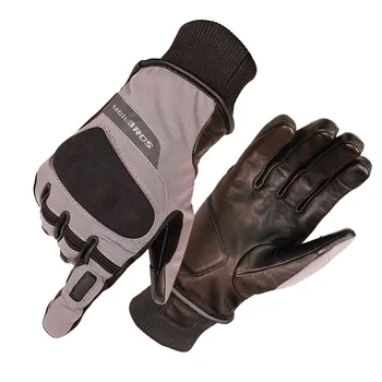 Зимние мотоциклетные перчатки из натуральной кожи с сенсорным экраном унисекс для езды на открытом воздухе, Водонепроницаемые теплые перчатки для мотокросса, мотоцикла, квадроцикла