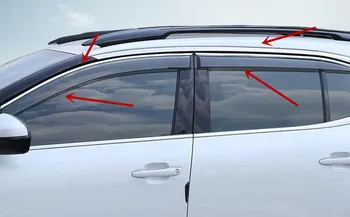 Для Citroen C5 AIRCROSS 2017-2019 качественный акриловый материал Окно автомобиля дождь брови Дождевой щит Непромокаемое украшение Стайлинг автомобиля