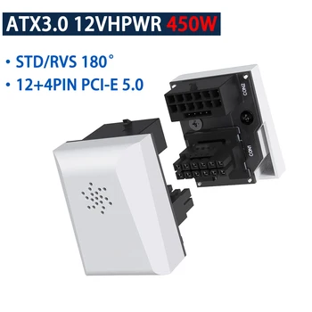 ATX3.0 12VHPWR 12 + 4 16Pin Кабель Питания Мощностью 450 Вт Адаптер PCIe5.0 Разъемы 90/180 ° Для Видеокарт RTX 4090 4080 4070 Ti