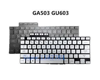 Новый Оригинальный Ноутбук US Клавиатура С Подсветкой Для Asus ROG Zephyrus G15 GA503 GA503QR QS M16 GU603 GU603HM 2021/2022 Белый/Черный