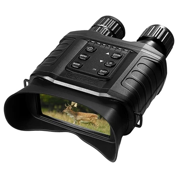 Бинокль ночного Видения с 4-кратным Цифровым Зумом ИК-Прицел ночного Видения с Камерой в Полной темноте на расстоянии 500 м, Видеорежимы и 32 ГБ TF-карты