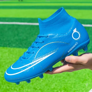 Качественная футбольная обувь Mbappé, прочные легкие футбольные бутсы, удобные футбольные бутсы для улицы, Оптовые кроссовки 35-45 размеров