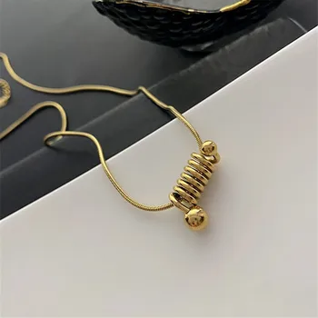 Геометрическое индивидуальное ожерелье с подвеской, женские модные украшения для вечеринок в стиле хип-хоп