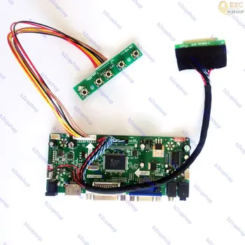 Комплект платы ЖК-контроллера LVDS конвертер монитора для экрана LTN170MT03 17 “1680X1050, совместимый с HDMI + DVI + VGA + Аудио