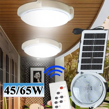 ZK20 Солнечный потолочный светильник для помещений Smart IP65, водонепроницаемые уличные садовые лампы, солнечная светодиодная лампа максимальной мощности с линейным освещением коридора