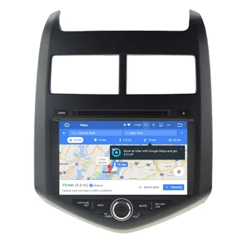 Автомобильный Мультимедийный Плеер RoverOne Для Chevrolet Aveo Sonic 2011 + Android Восьмиядерный 4G + 64G Радио Стерео DVD GPS Авторадио CarPlay