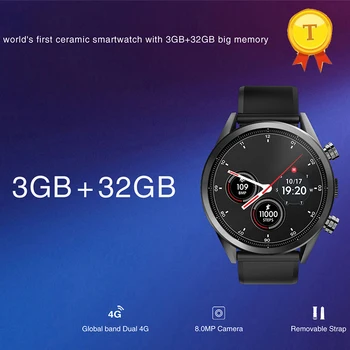 2019 новейший 1,39-дюймовый Сенсорный Экран 3 ГБ + 32 ГБ смарт-телефон часы IP67 Водонепроницаемый 4G Бизнес Bluetooth смарт-часы MT6739 Камера GPS