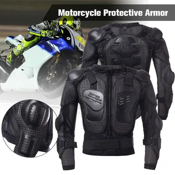 Мотоциклетная куртка, полный бронежилет для мотокросса, питбайк, нагрудное снаряжение, защита плечевых суставов рук, S-XXXL
