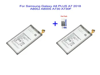 2x3500 мАч EB-BA730ABE Сменный Аккумулятор Для Samsung Galaxy A8 Plus A7 2018 A800J A800S A730 A730F + Набор инструментов для ремонта