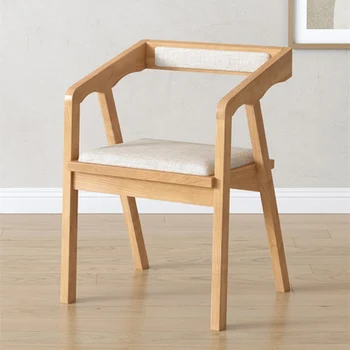 Современные деревянные обеденные стулья для свадебного ресторана Nordic Office Mobile, Роскошный Эргономичный письменный стол, Компьютерное кресло Silla Comedor Furniture