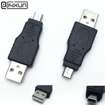 1 шт. Разъем адаптера USB 2.0 от штекера к мини-штекеру от штекера к штекеру Удлинитель Конвертер Разъемы для зарядки планшета
